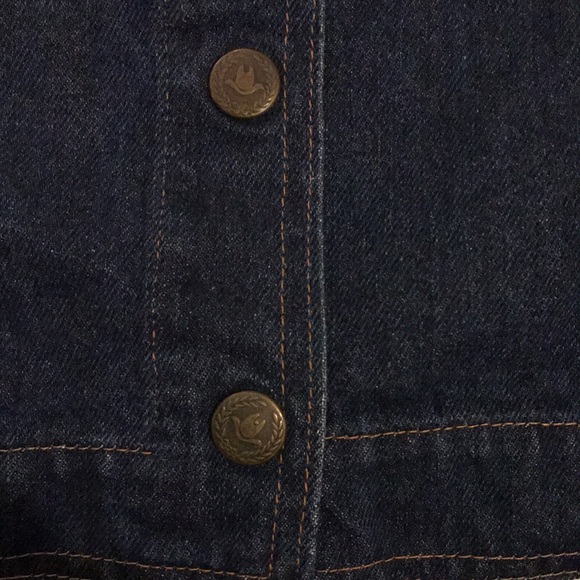 Vintage Mid-1990s Moschino Jean Skirt. Size 44. - Picture 10 of 11